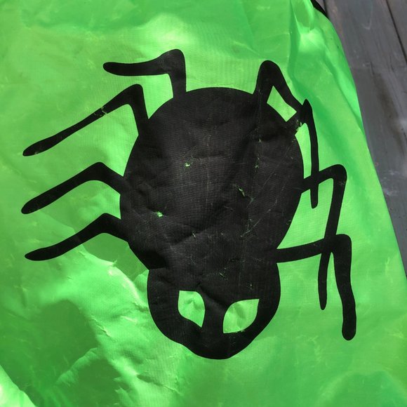 Beetle Bucket Bag - Neon Lime Green Heavy Duty One Handle  Bag - Picture 8 of 14